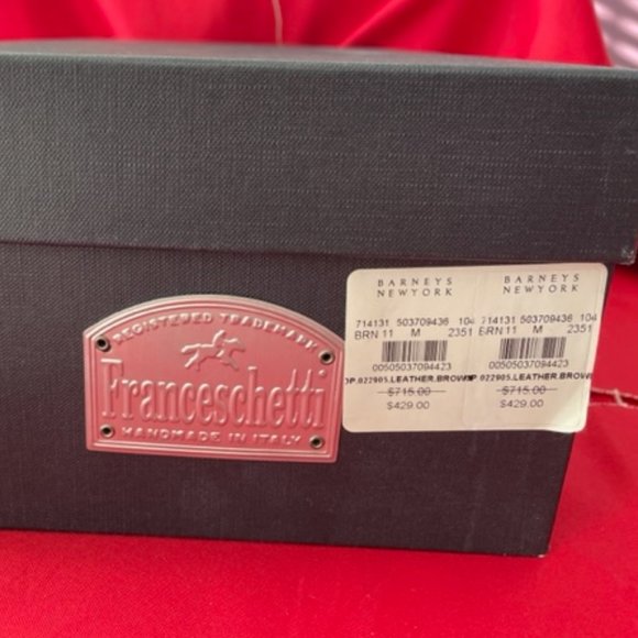 Franceschetti Old Lux Oxblood Brown size 44/11 and Adjustable Shoe Trees main image 13